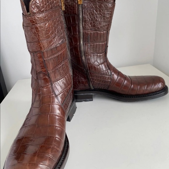 CAPORICCI 573 alligator boots - Picture 5 of 12